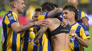 Sández festeja en Rosario