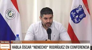 Óscar "Nenecho" Rodríguez renuncia a la Intendencia de Asunción