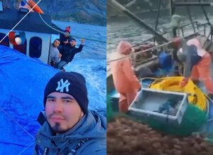 Rescatan con vida a uno de los cuatro paraguayos perdidos en naufragio