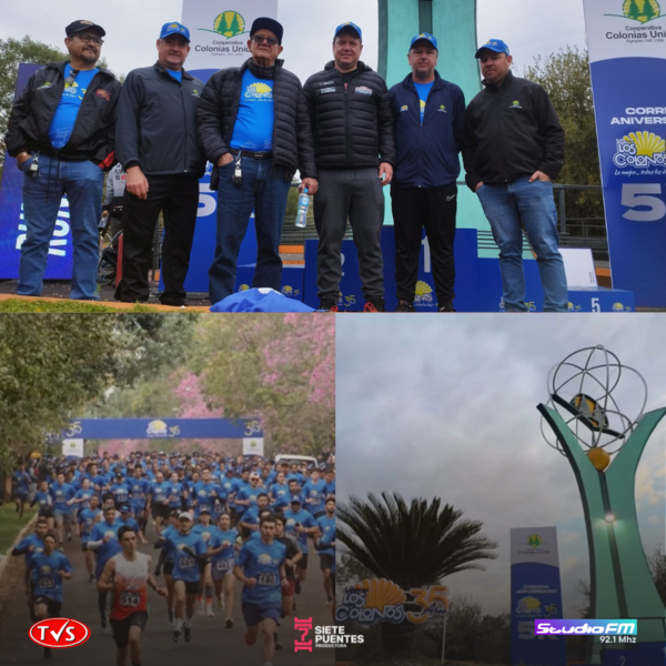 EXITOSA CORRIDA ANIVERSARIO DE LÁCTEOS LOS COLONOS, CON MÁS DE 500 PARTICIPANTES - «TVS DIGITAL»