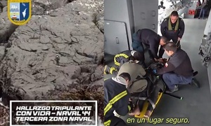 Video muestra el dramático rescate del paraguayo entre las rocas y el mar en Chile - OviedoPress