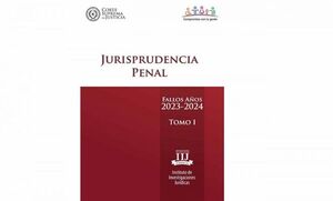 Disponible para adquisición obra jurídica “Jurisprudencia Penal” en formato impreso