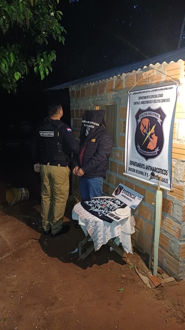 Popular / Cae hombre con drogas en Coronel Oviedo