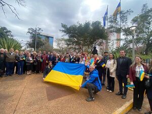34° aniversario de la independencia de Ucrania se conmemoró en Encarnación