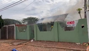 Pedro Juan Caballero: conflicto familiar acabó en el incendio de una propiedad