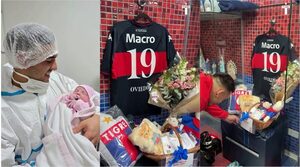 Popular / (VIDEO) El pelotero Alfio Oviedo fue papito jey y ¡mirá cómo le homenajeó su club!