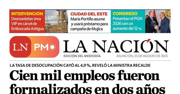 La Nación / LN PM: edición del 25 de agosto
