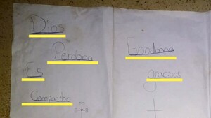 Encontraron a su hija adolescente maniatada en su pieza y hallaron extraños mensajes bíblicos