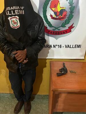 Aprehenden en Vallemí a hombre armado tras denuncia de su ex pareja - Concepción al Día