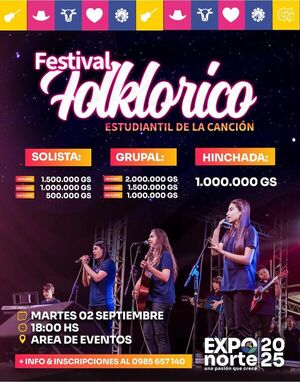 Festival Folklórico Estudiantil Expo Norte 2025 comvoca a artistas - Concepción al Día