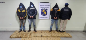 Tres personas detenidas y casi 170 kilos de marihuana incautados, saldo de procedimiento en Amambay - ADN Digital