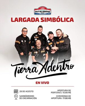 Shows musicales en el Fan Zone por la largada simbólica del Rally del Paraguay