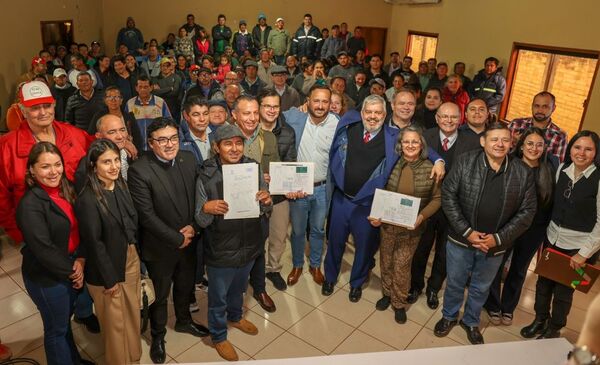 Más de 10.000 personas serán beneficiadas con la formalización de lotes en Nueva Italia