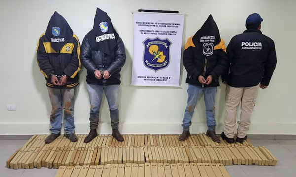 Incautan casi 170 kilos de marihuana en Amambay y arrestan a tres personas - OviedoPress