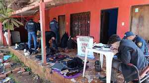 ALLANAMIENTO EN ENCARNACIÓN TRAS ROBO A PAREJA EXTRANJERA: TRES DETENIDOS Y VARIOS OBJETOS RECUPERADOS