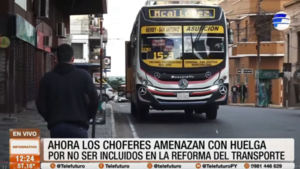 Choferes amenazan con medida de fuerza