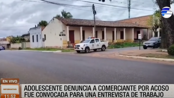 Adolescente denuncia a comerciante por acoso