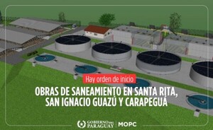 Hay orden de inicio de obras de saneamiento en Santa Rita