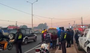 Un hombre de 66 años murió al intentar cruzar la ruta PY03