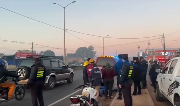Un hombre de 66 años murió al intentar cruzar la ruta PY03