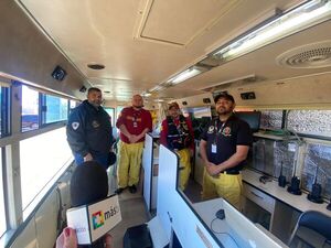 Mundial de Rally 2025: Centro de Mando Avanzado de los Bomberos ya opera en Encarnación