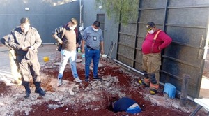 Pedro Juan Caballero: encuentran cuerpo enterrado en el patio de una vivienda