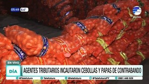 Operativo anticontrabando: Incautaron cebollas y papas en Capiatá y Coronel Oviedo