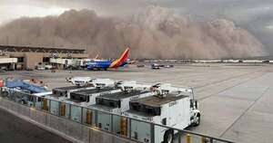 La Nación / El fenómeno “Haboob” sumergió a Phoenix en la oscuridad