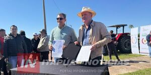 GOBERNACIÓN DE ITAPÚA Y MAG FIRMAN CONVENIO DE COOPERACIÓN INSTITUCIONAL