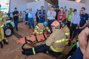 Salud realizó la verificación de respuesta médica aérea y terrestre para el Rally Mundial - trece