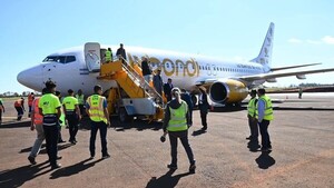 Histórico: Encarnación se conecta al mundo con su primer vuelo internacional