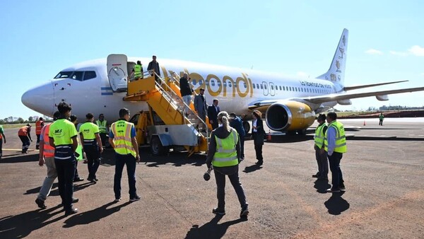 Histórico: Encarnación se conecta al mundo con su primer vuelo internacional
