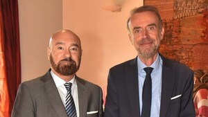 Brindis en la Embajada de Francia