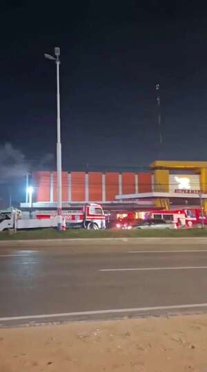 Controlan principio de incendio en supermercado de Limpio - Nacionales - ABC Color