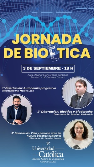 Jornada de Bioética en el campus Guairá - Portal Digital Cáritas Universidad Católica