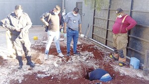Robó el were de su jefe y acabó en un “tambor” enterrado en un patio