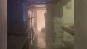 Principio de incendio afecta a cocina de un supermercado en Limpio