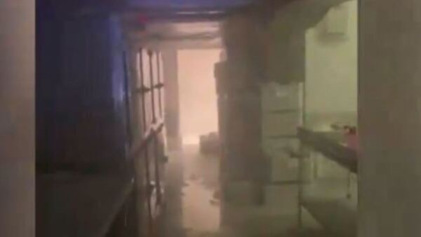 Principio de incendio afecta a cocina de un supermercado en Limpio