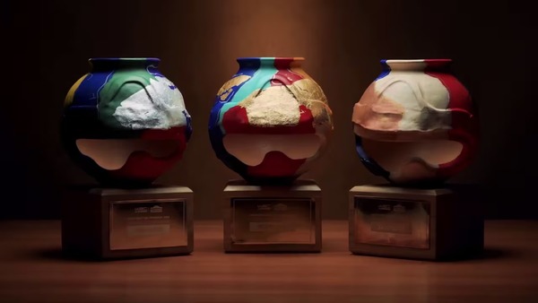 El arte de Toranzos, las manos de Sandra Ortega y la tierra roja dan vida al trofeo del Rally - ADN Digital
