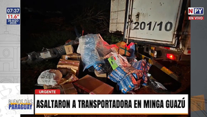 Piratas del asfalto asaltan a camión de encomiendas en Alto Paraná