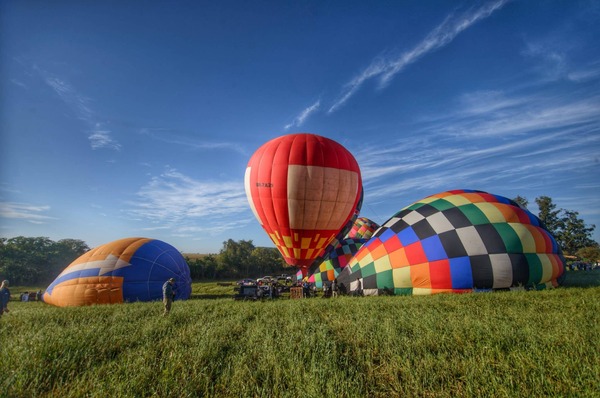 Globos aerostáticos llenan el cielo en el Alto Paraná