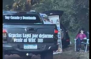 ¡Atendé cómo se van marcados algunos casados al rally!