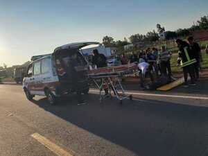 Un accidente y detención de persona informó la policía en Guairá