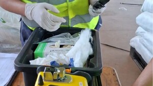 DNIT incauta cocaína oculta en carga de granos con destino a Países Bajos
