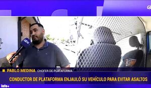 Conductor de plataforma decidió “enjaular” su vehículo para evitar asaltos