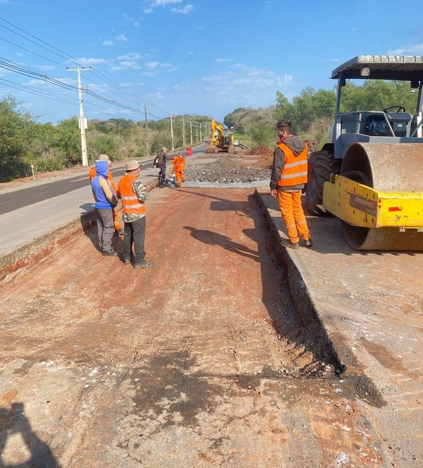 Avanzan reparaciones en la ruta PY01 mientras se aguarda su duplicación - ADN Digital
