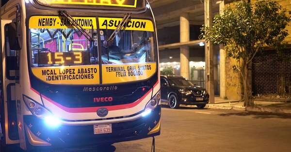 Diario HOY | Nuevo “Búho” conectará Asunción y Ñemby desde septiembre