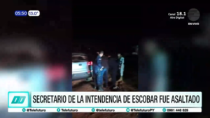 Secretario de la intendencia de Escobar fue asaltado