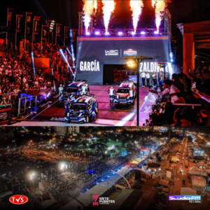ENCARNACIÓN VIVIÓ UNA NOCHE HISTÓRICA CON LA LARGADA SIMBÓLICA DEL WRC UENO RALLY DEL PARAGUAY - «TVS DIGITAL»