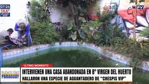 Intervienen “aguantadero VIP” y foco de inseguridad en el barrio Virgen del Huerto